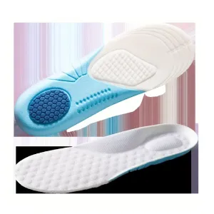 1pair Comfortable Breathable Sweat-Absorbing Anti-Odor Cuttable Sports Insoles For Kids & Children