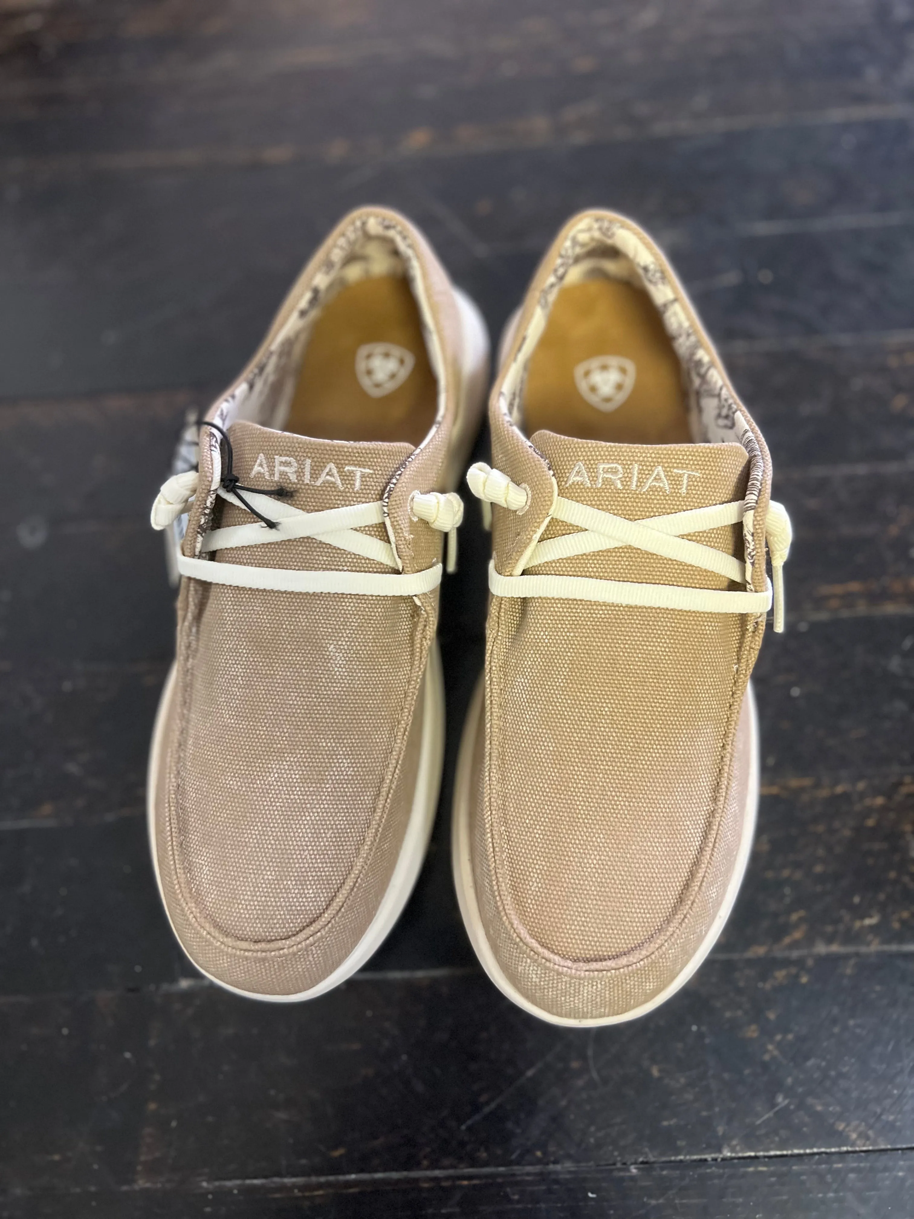 Ariat Hilo Washed Tan Canvas