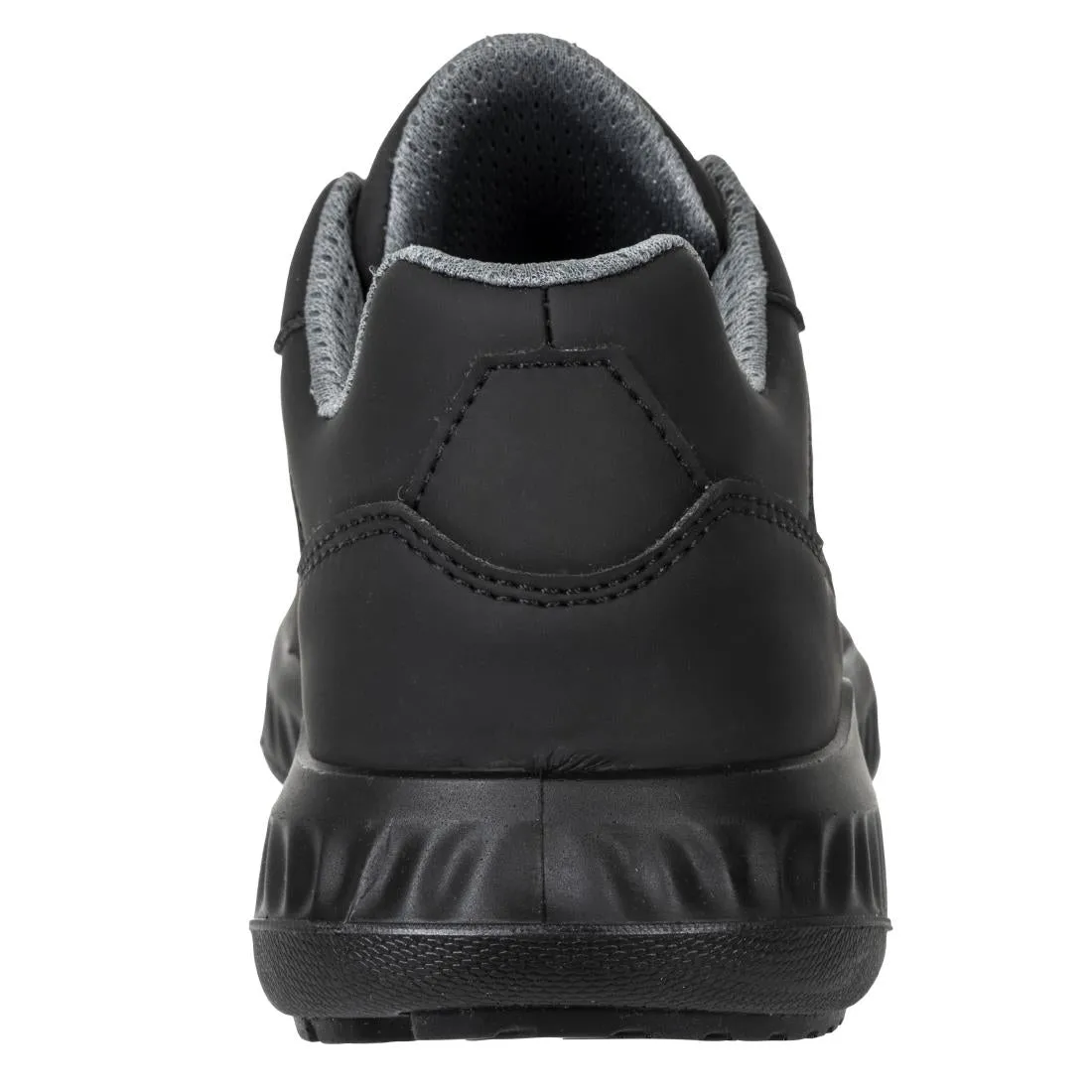 BA063-37 Slipbuster Recycled Microfibre Trainers Matte Black 37