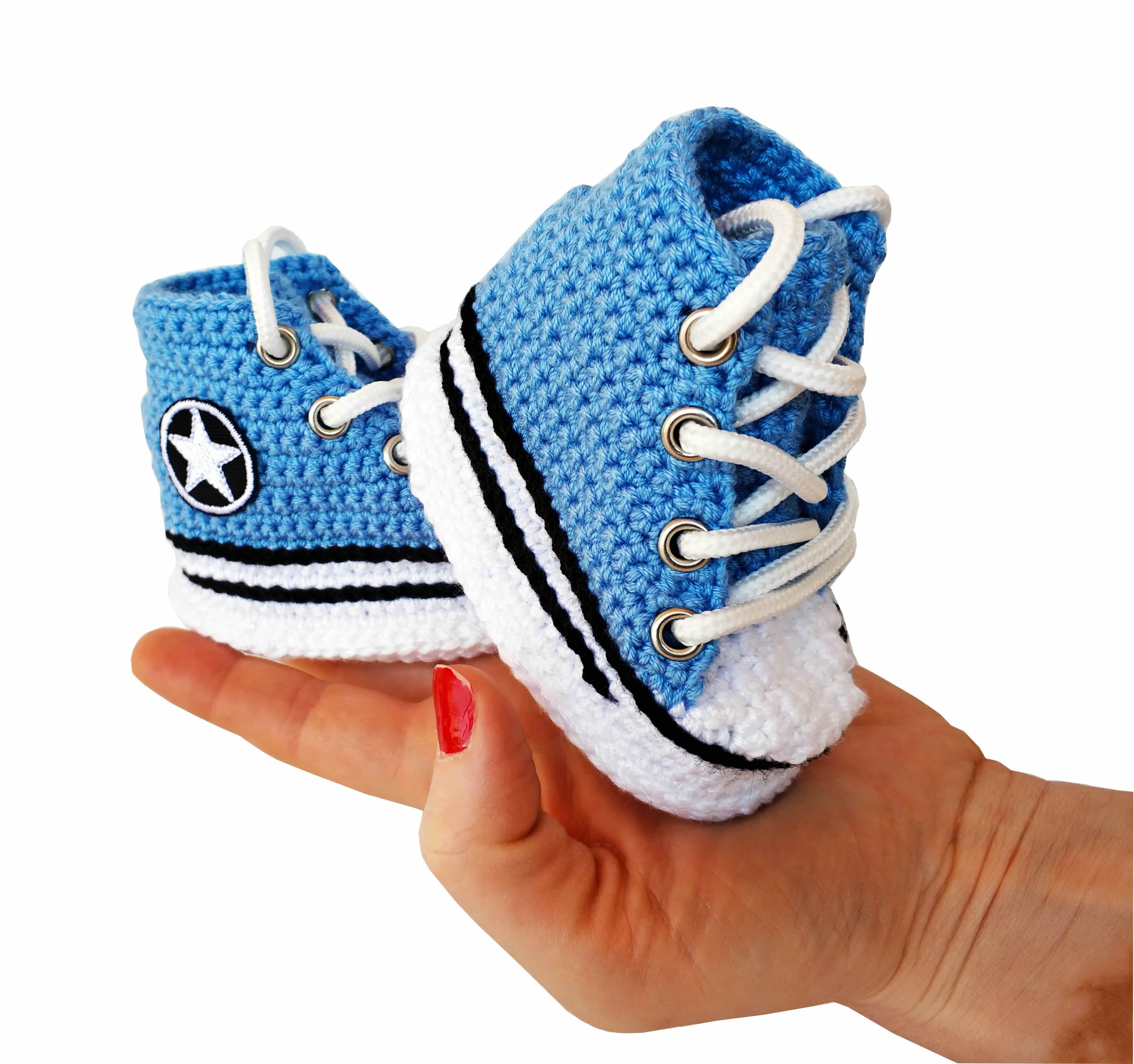 Baby Converse Booties Shoes Green Slippers Handmade Newborn Sneakers Plush Soft Socks