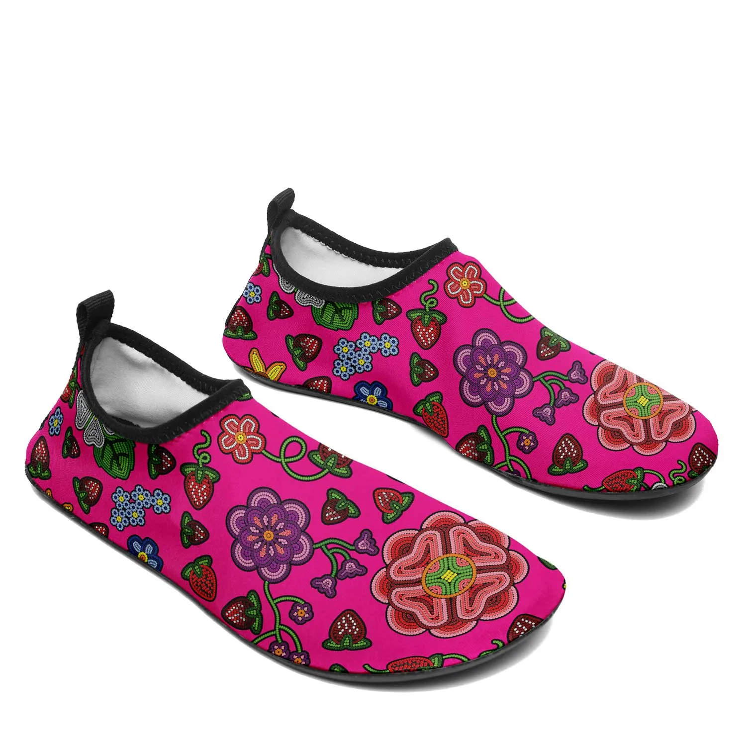 Berry Pop Blush Kid's Sockamoccs Slip On Shoes