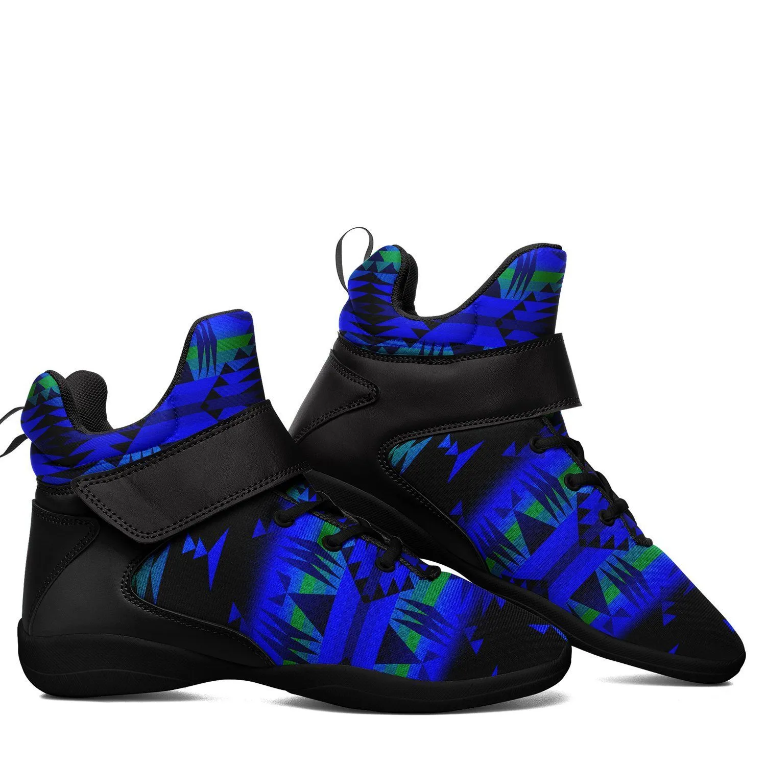 Between the Blue Ridge Mountains Ipottaa Basketball / Sport High Top Shoes - Black Sole