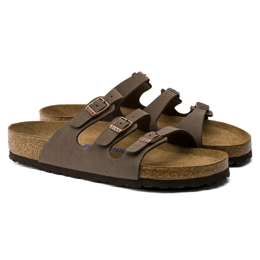 Birkenstock Women's Florida Soft Footbed - Mocha Birkibuc