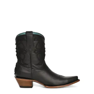 Callie Black Corral Booties