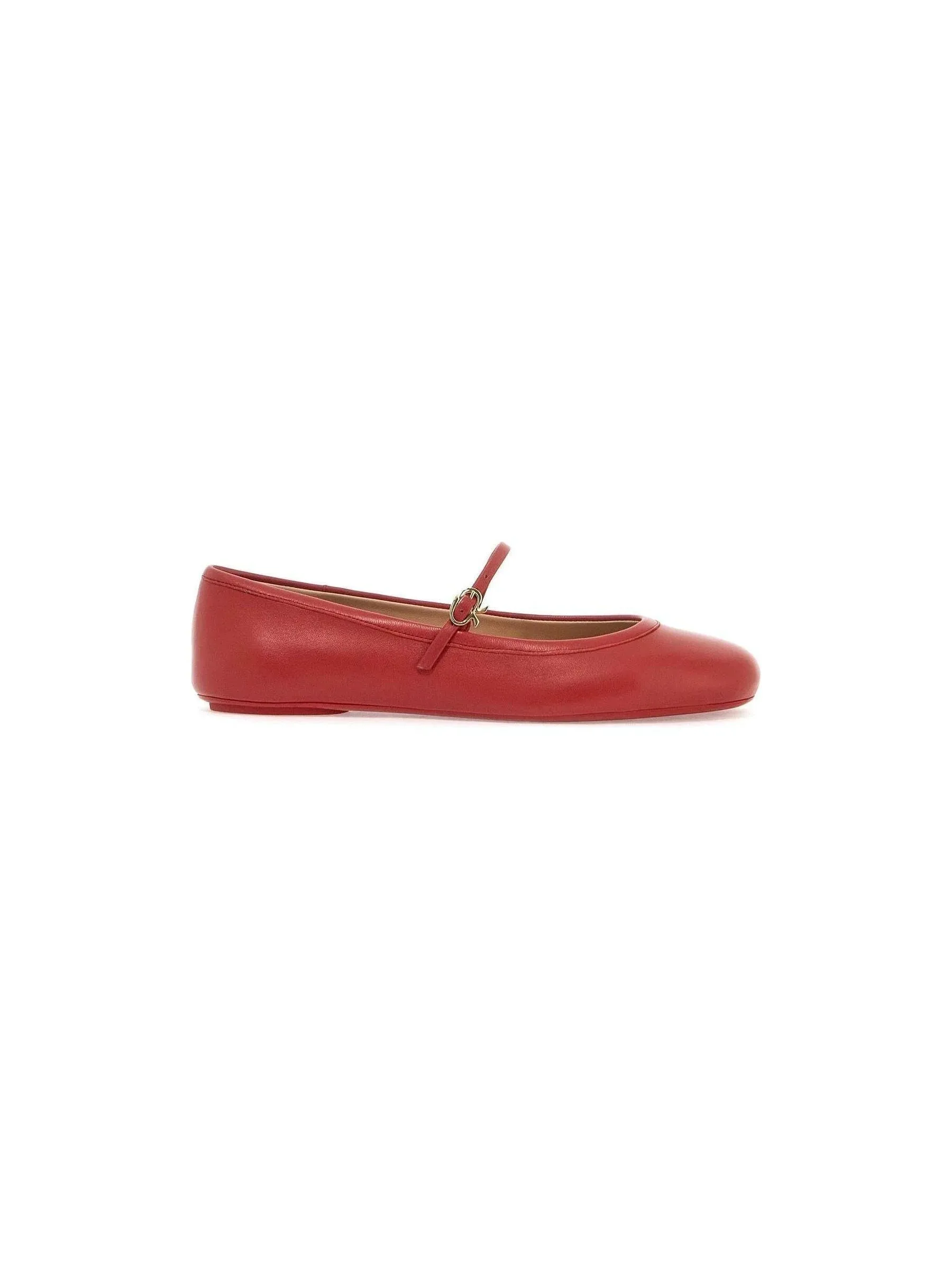 Carla Nappa Leather Ballet Flats