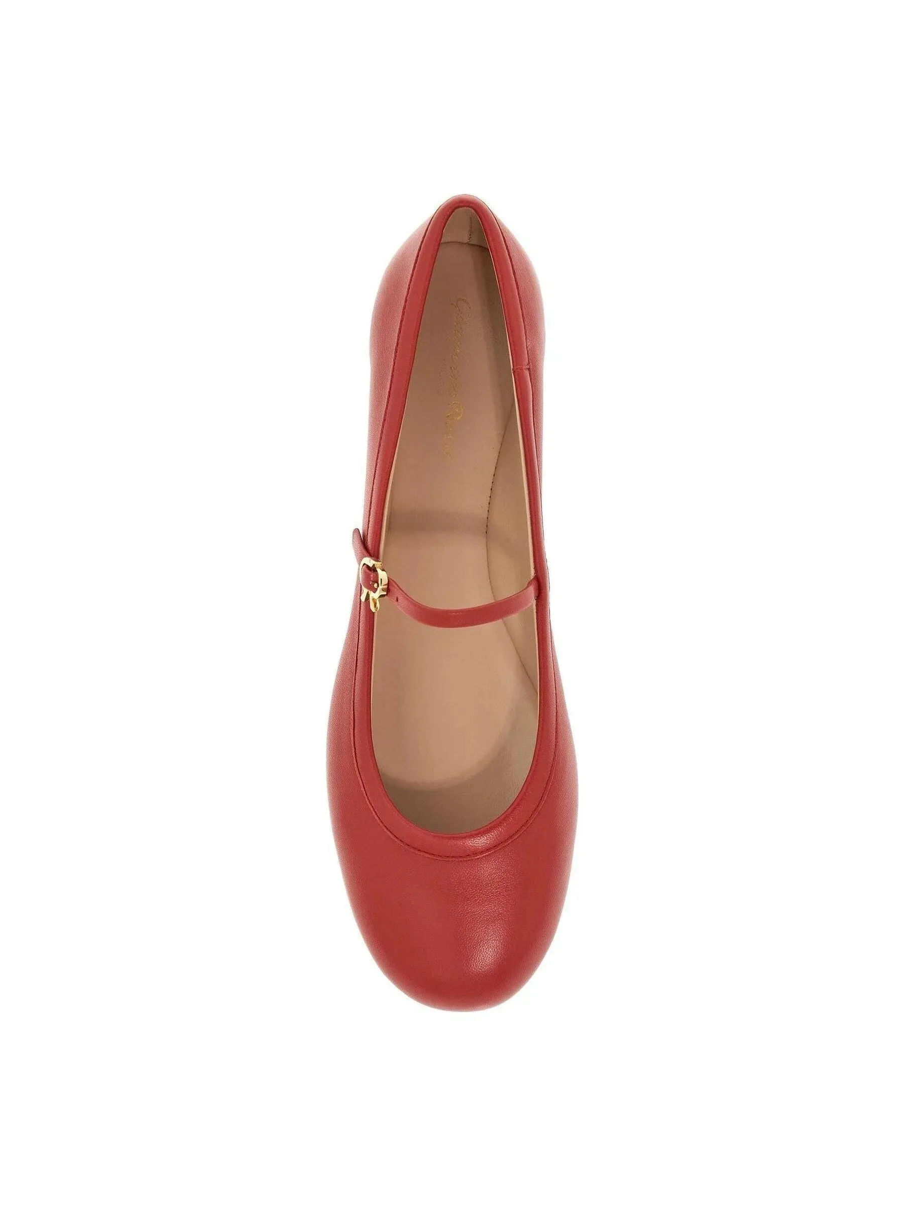 Carla Nappa Leather Ballet Flats