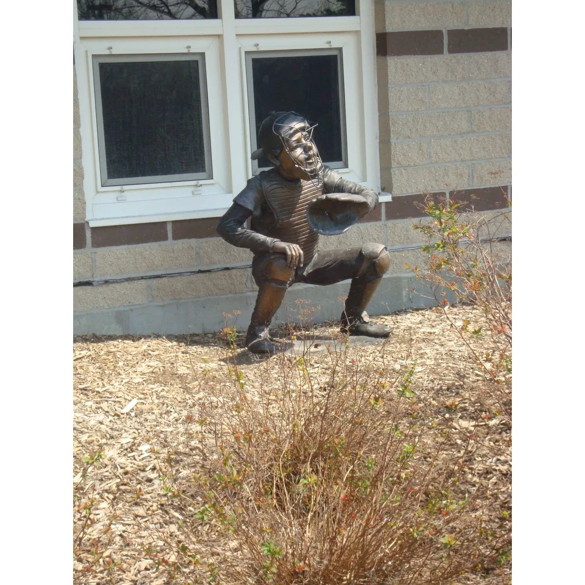 Catcher Dreams Baseball Statue