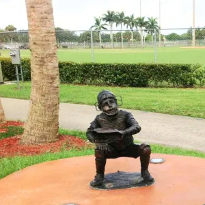 Catcher Dreams Baseball Statue