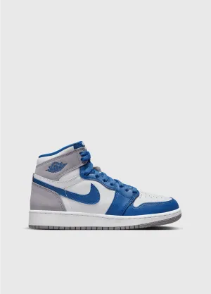 Children's Jordan 1 Retro High OG 'True Blue' Sneakers