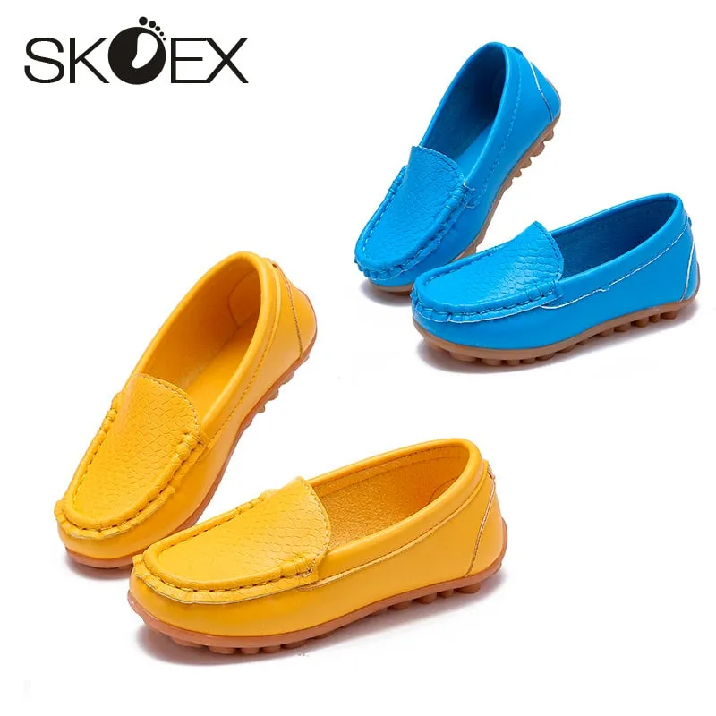 Children's Shoes Boy Girl Sneakers Leather