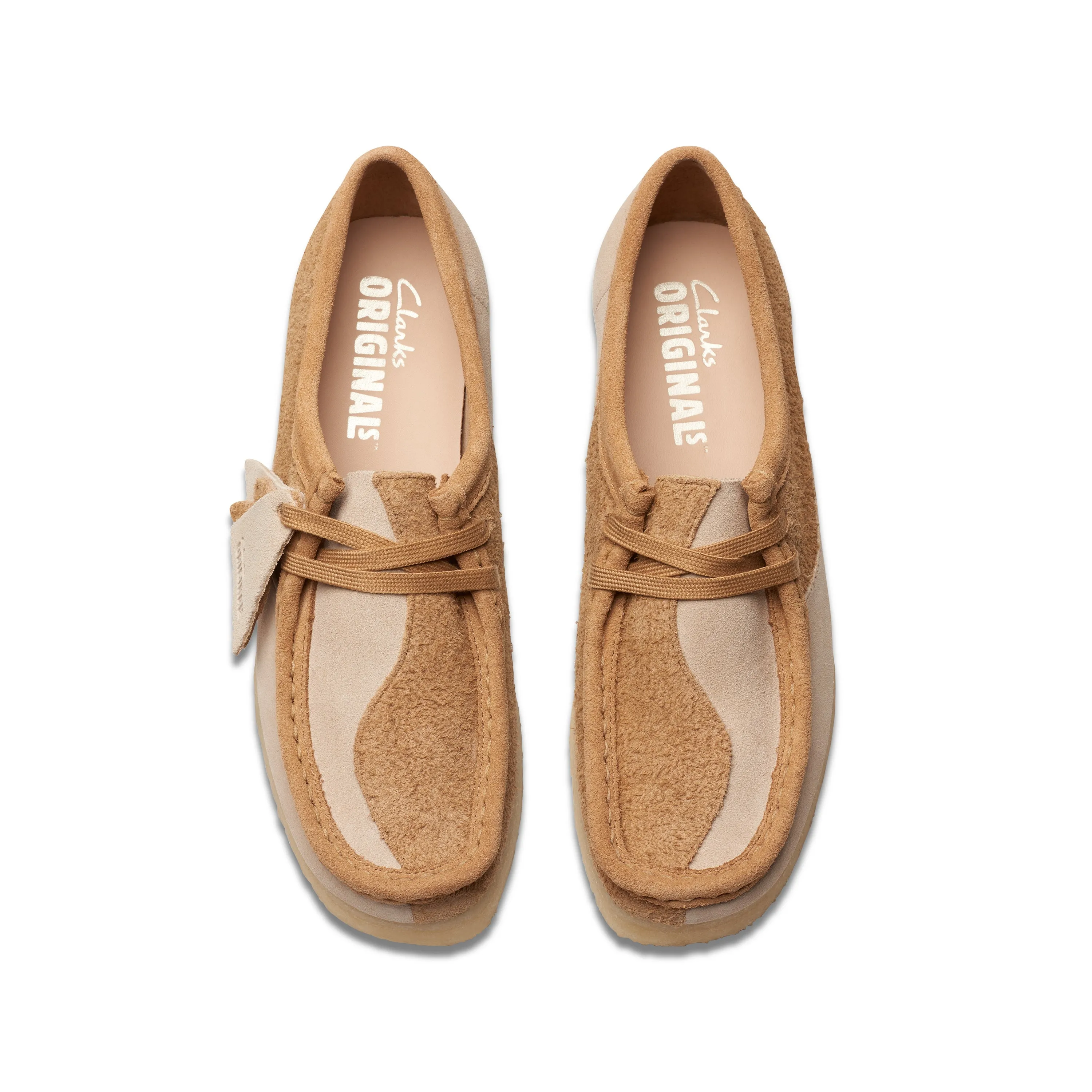 Clarks Women's Wallabee in Mid Tan Combi