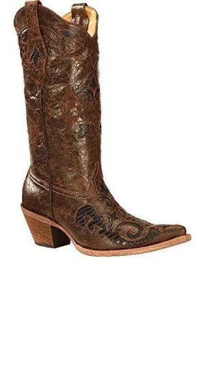 Corral Women's Lizard Inlay Cowgirl Boot - C2118