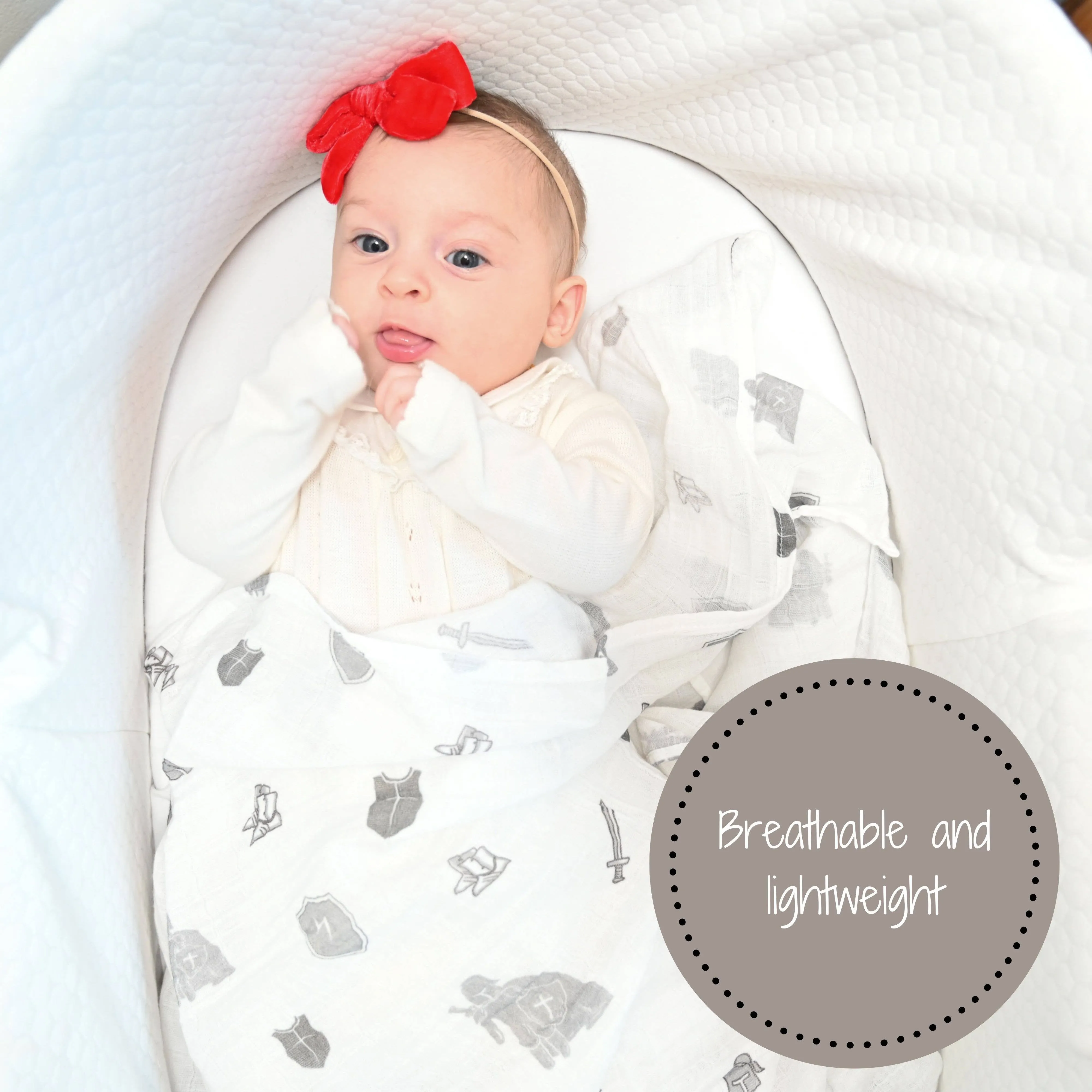 Ephesians 6:11 Christian Baby Swaddle Blanket