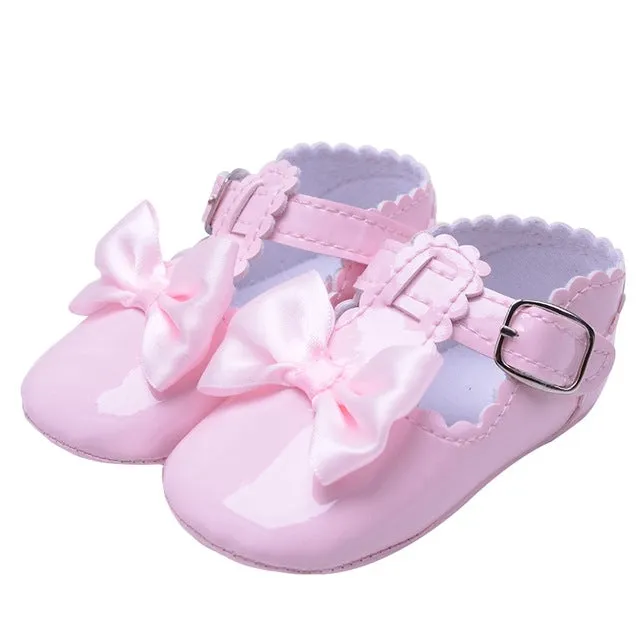 Flower Moccasins Newborn Girls Boots 0-18 Months