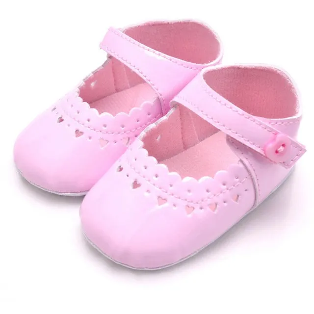 Flower Moccasins Newborn Girls Boots 0-18 Months