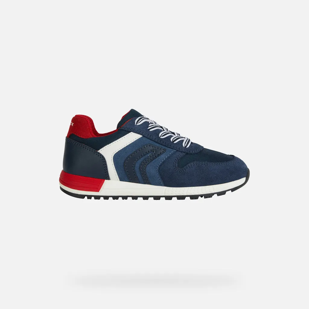 Geox J Alben Junior Sneaker Navy