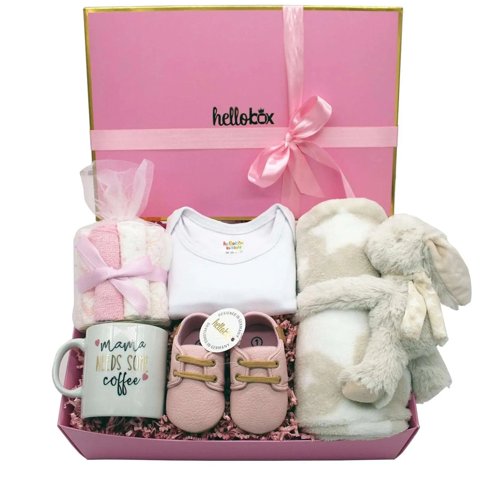 HelloBox! 6pc Infant Sleep & Play Gift Set (Bunny)