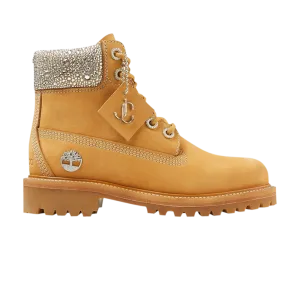 Jimmy Choo x 6" Timberland Premium Boots, Tan