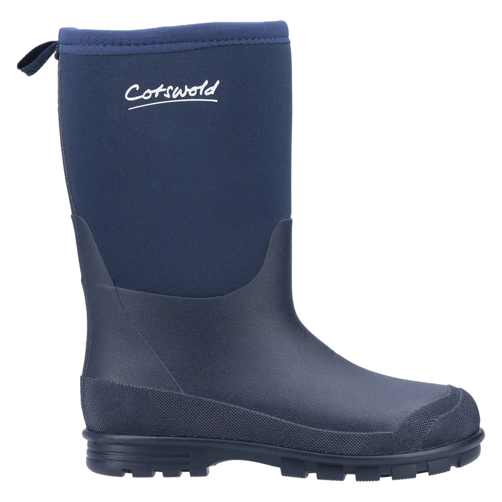 Junior Hilly Neoprene Wellingtons Boots Blue