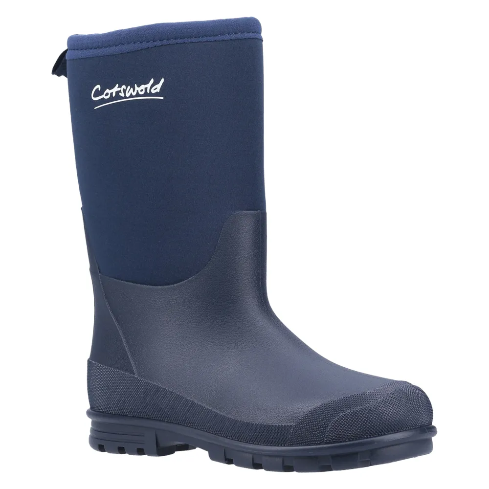 Junior Hilly Neoprene Wellingtons Boots Blue