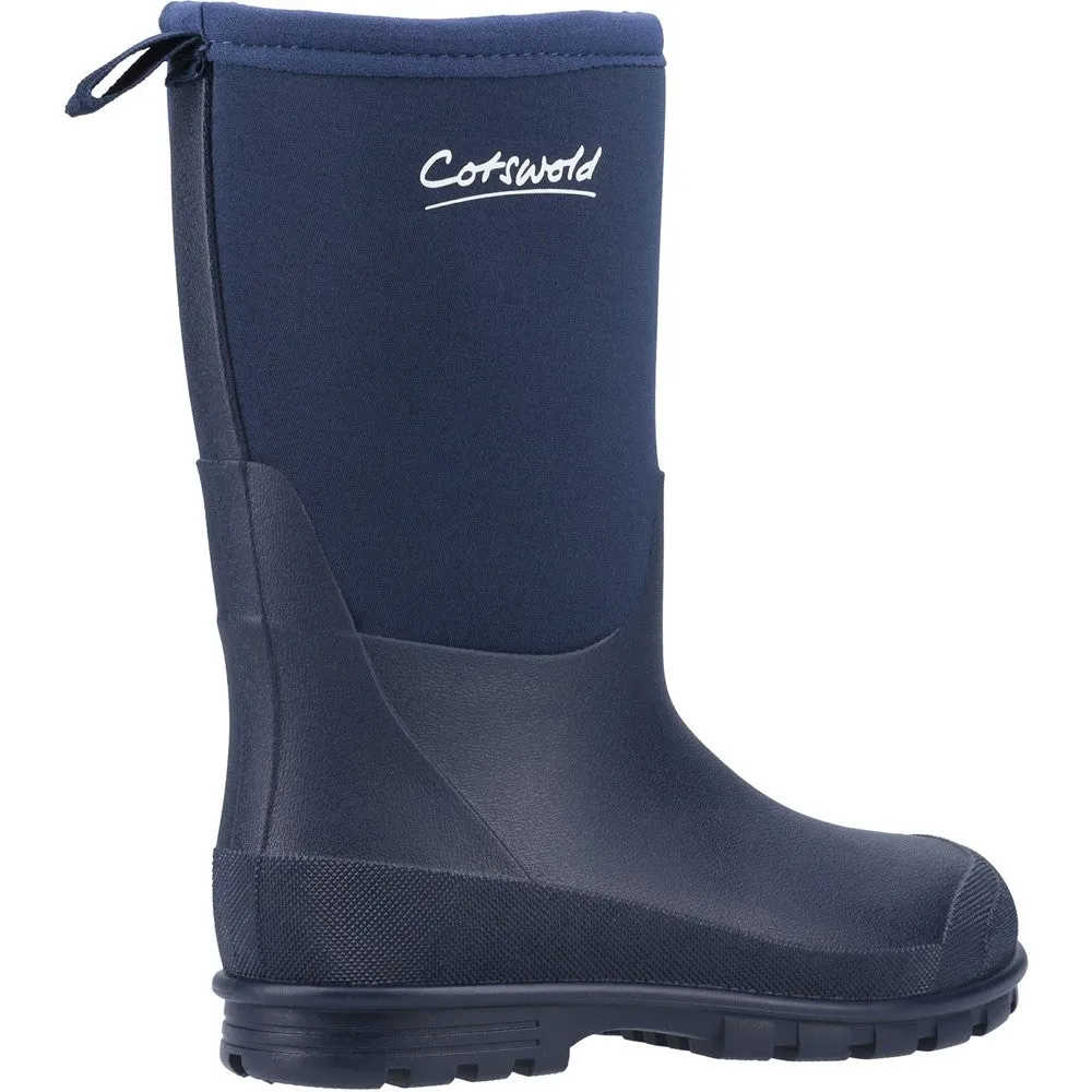 Junior Hilly Neoprene Wellingtons Boots Blue