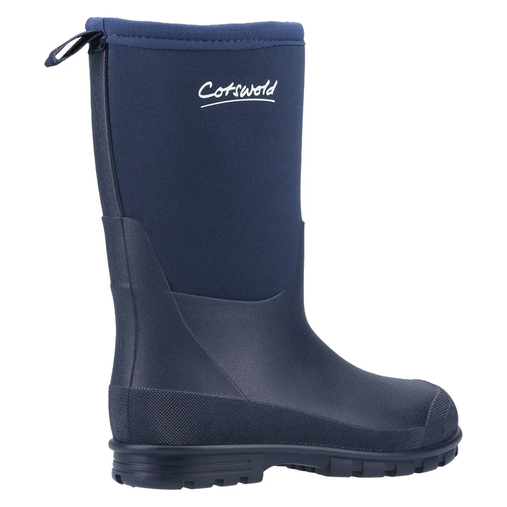 Junior Hilly Neoprene Wellingtons Boots Blue