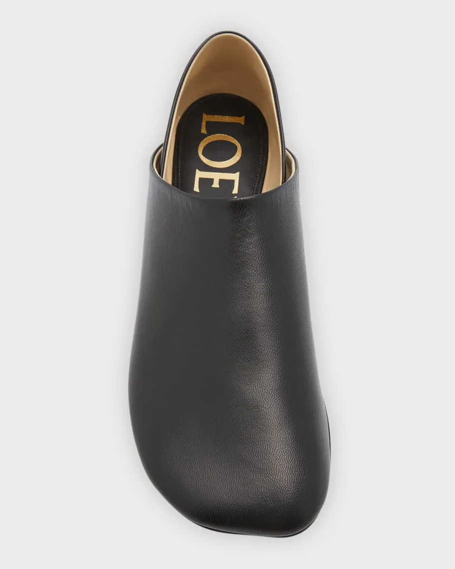 Loewe Toy Leather Loafer Slippers