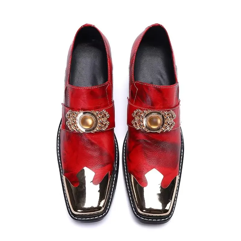 Luxury Square Toe Slip-on Dress Shoes