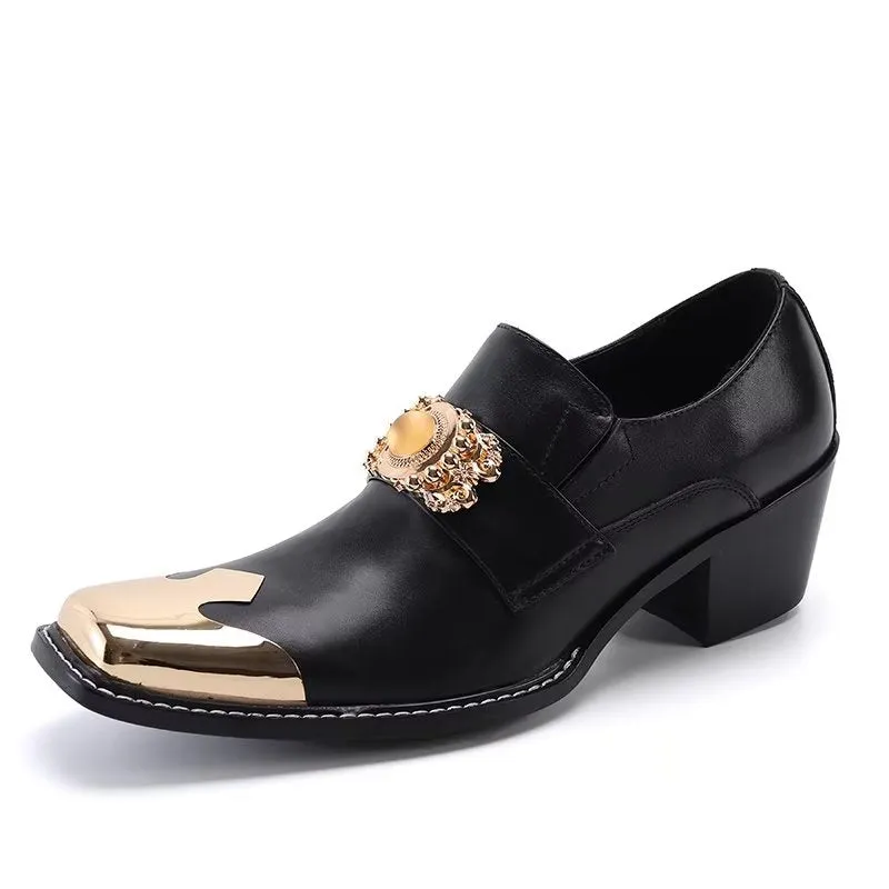 Luxury Square Toe Slip-on Dress Shoes