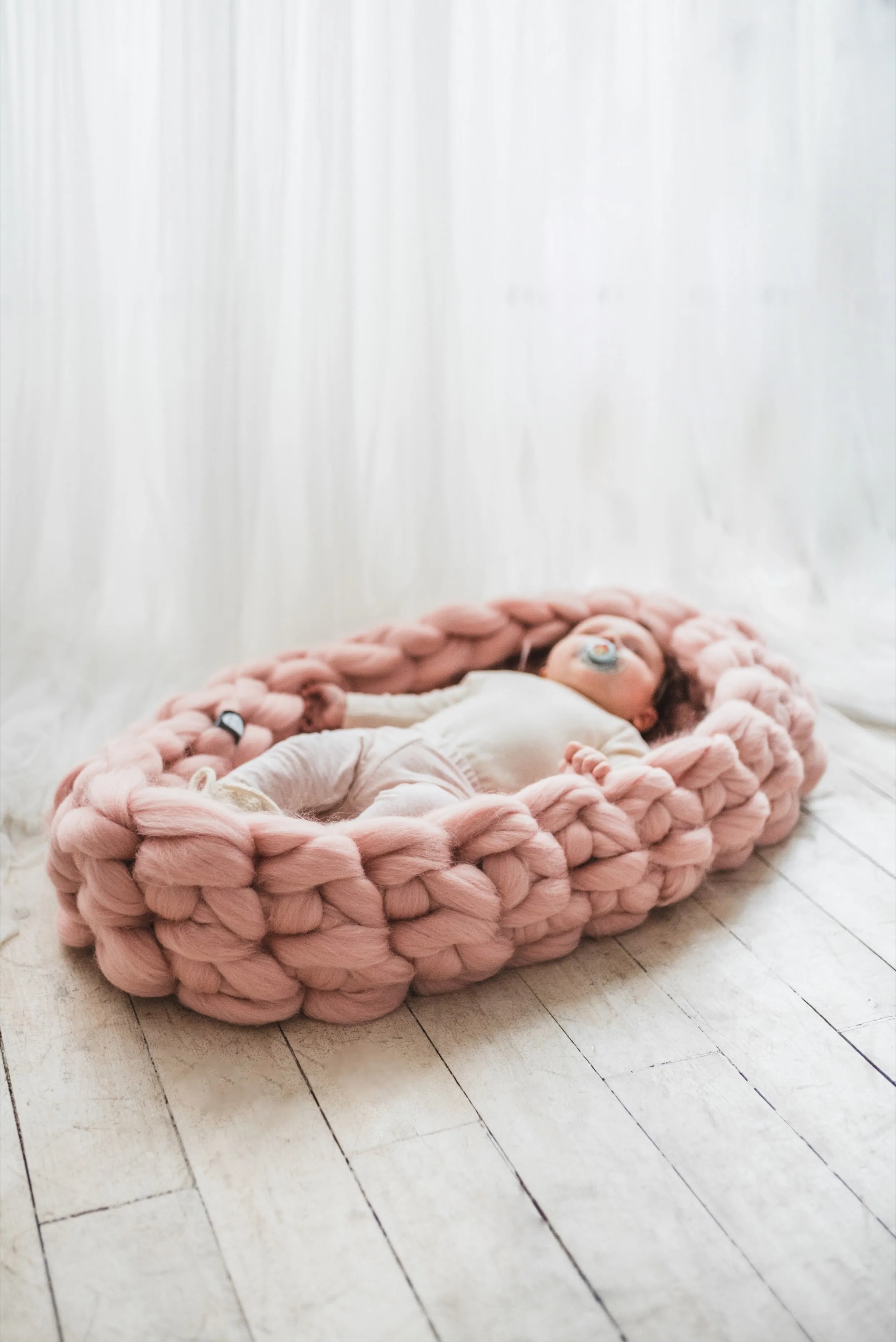 Merino baby nest, large