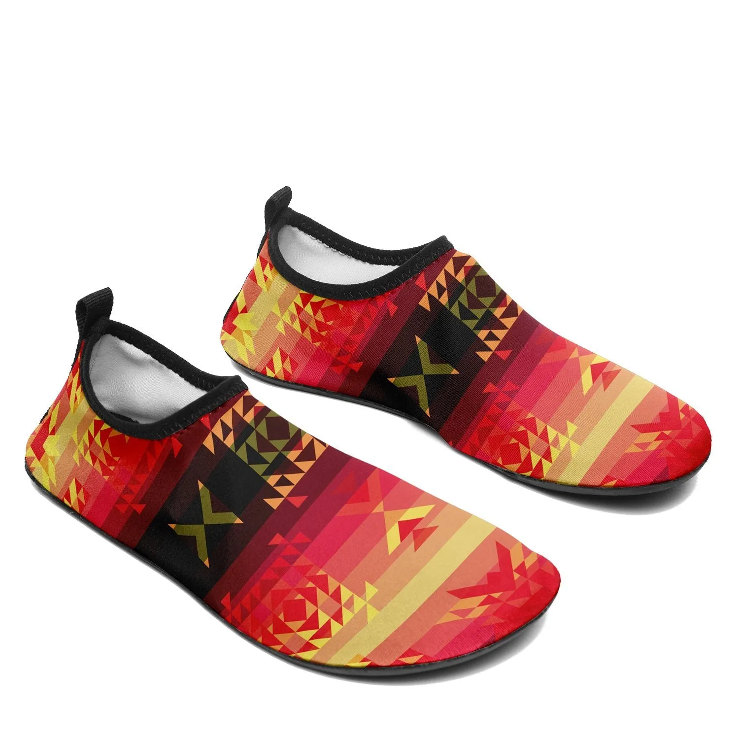 Mini Soleil Fusion Rouge Kid's Sockamoccs Slip On Shoes