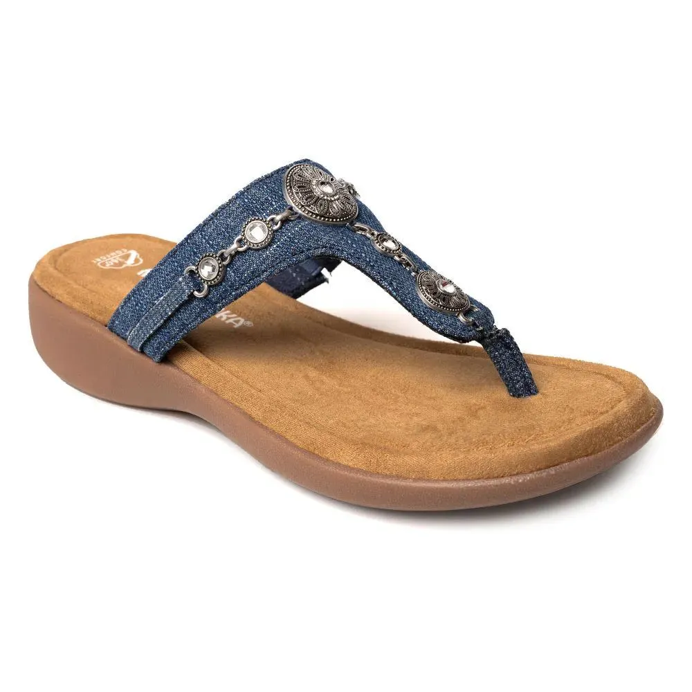 Minnetonka Brecca Denim - Womens Sandals