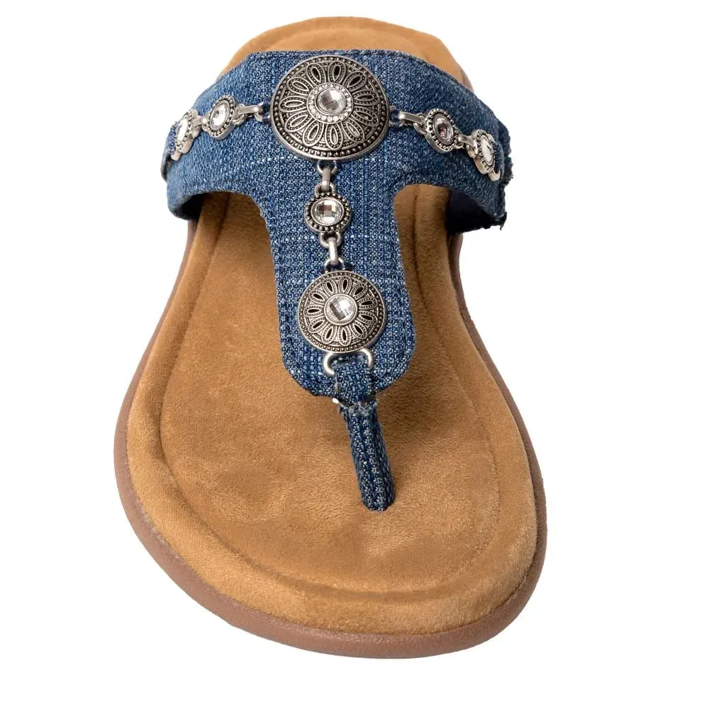 Minnetonka Brecca Denim - Womens Sandals