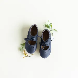 Navy Sol {Children's Leather Shoes}