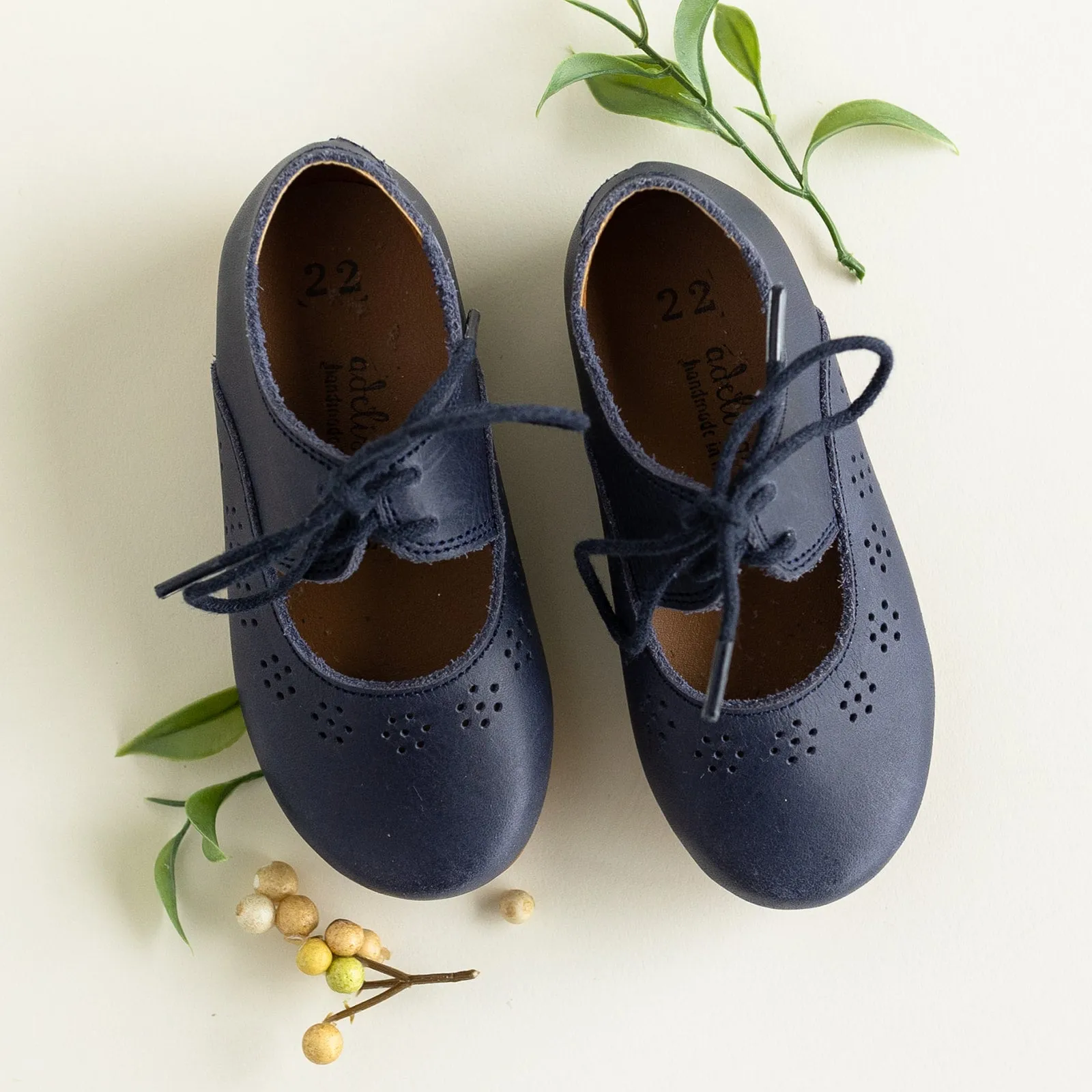 Navy Sol {Children's Leather Shoes}