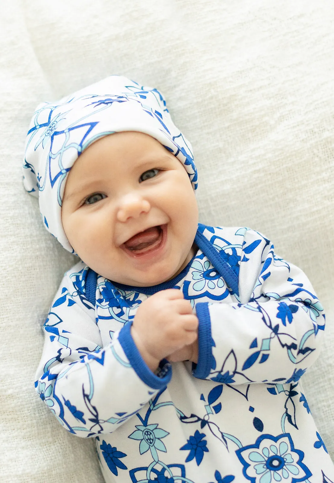 Ophelia Baby Coming Home Outfit and Matching Newborn Hat