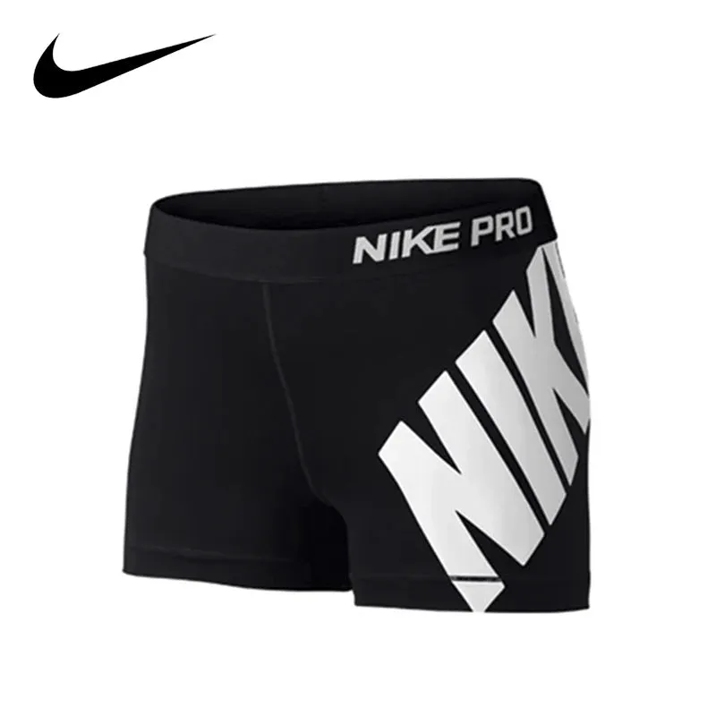 Original Nike Women's Tight Training Shorts  High Stretch Speed Dry Yoga & Fitness