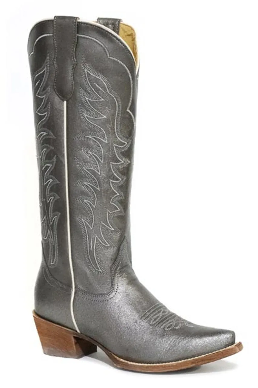 Roper Layla Grey Snip Toe Women's Boots