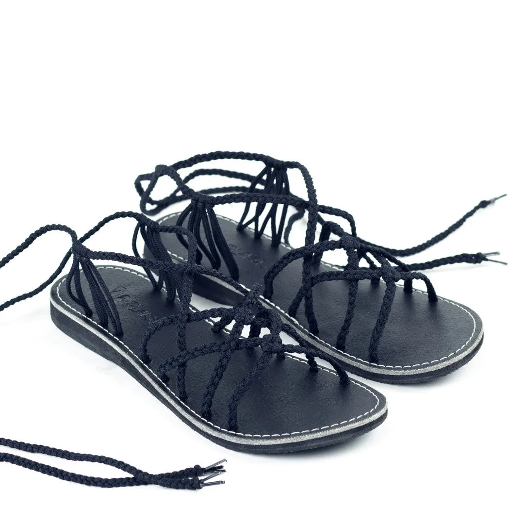 Sahara Gladiator Sandals Women | Classic Black