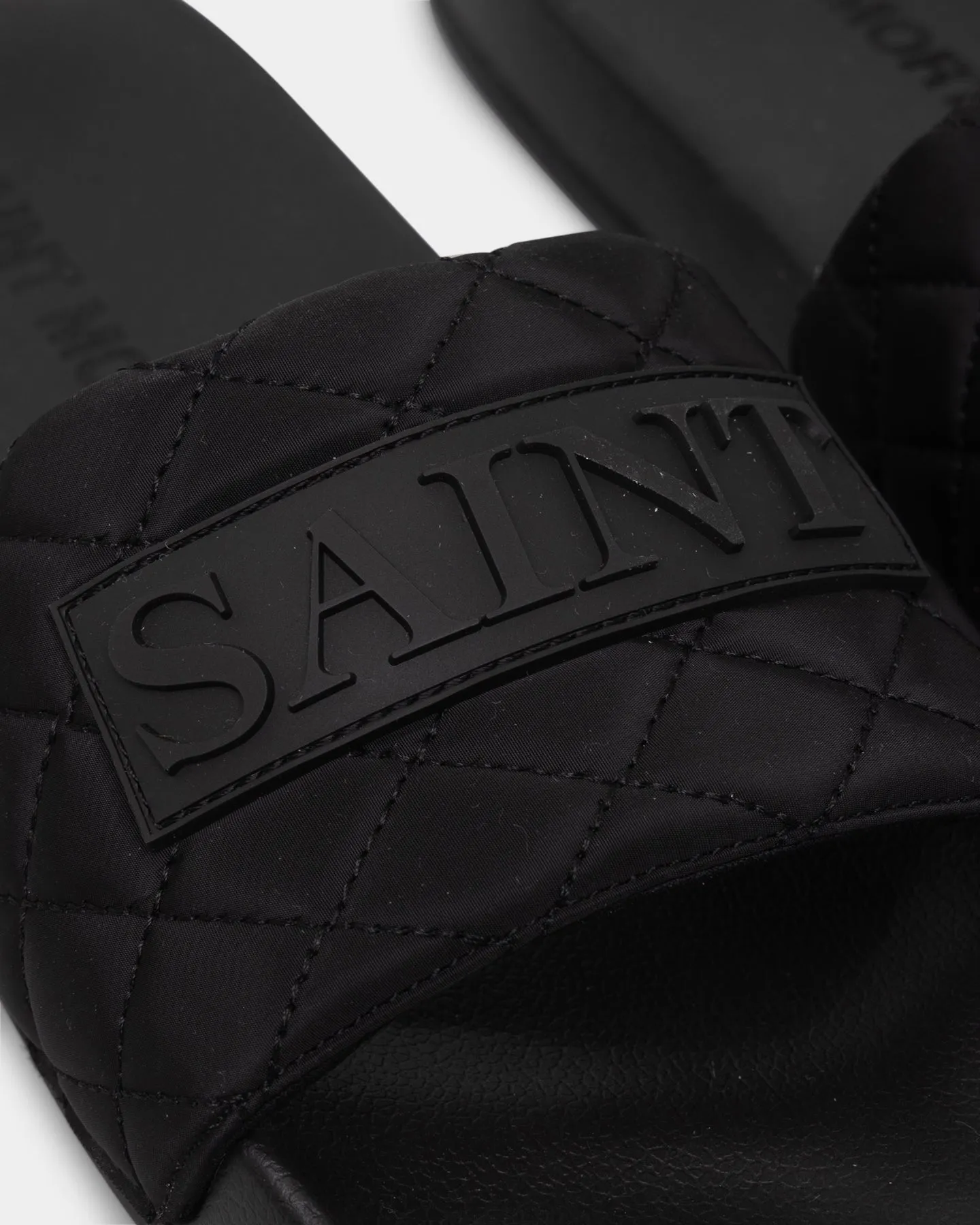 Saint Morta Meteor Quilted Slide Black