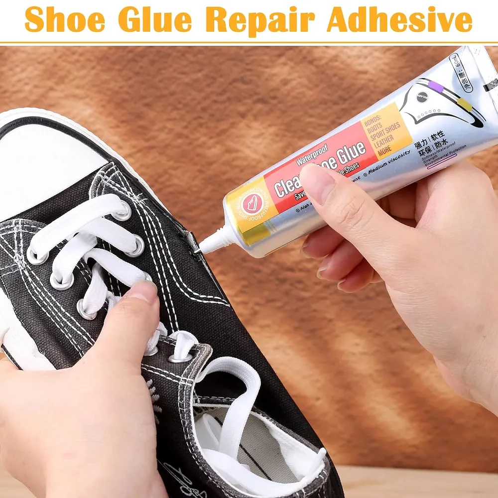 Shoe Glue Sole Repair Adhesive | Evatage Waterproof Shoe Repair Glue Kit with Shoe Fix Glue