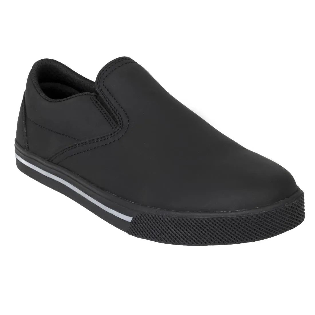 Slipbuster Microfibre Slip-on Shoe Matte Black 38 - BA062-38