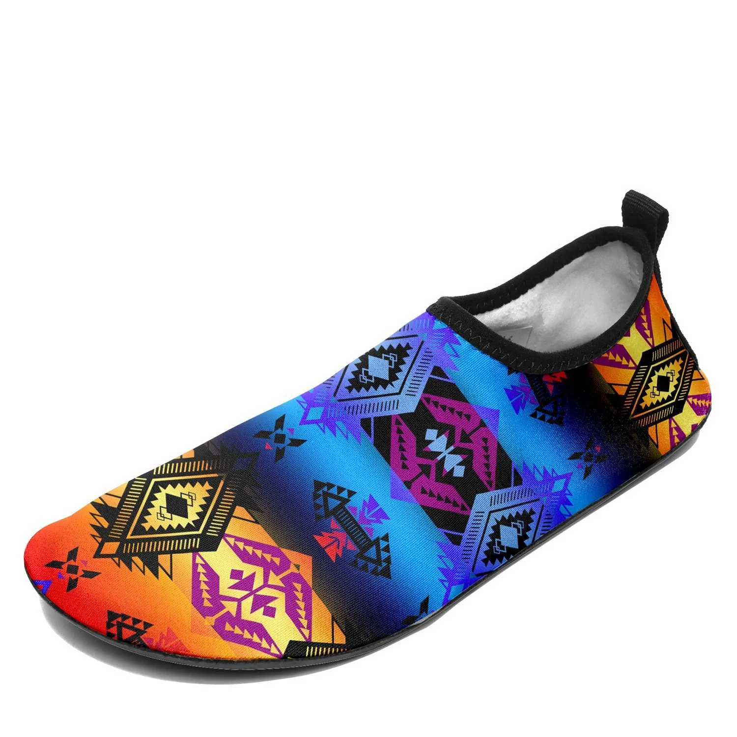 Sovereign Nation Sunset Sockamoccs Kid's Sockamoccs Slip On Shoes