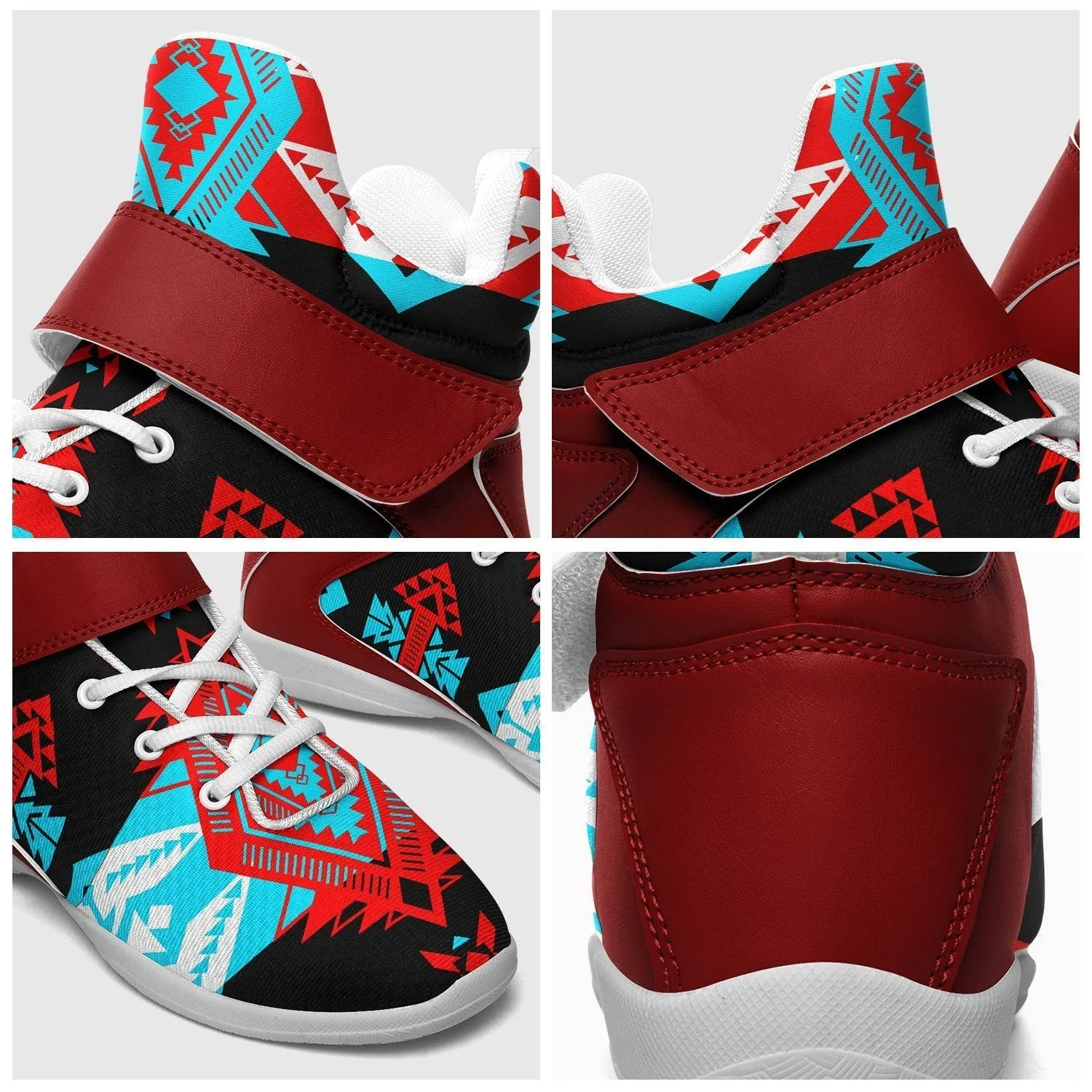 Sovereign Nation Trade Ipottaa Basketball / Sport High Top Shoes - White Sole