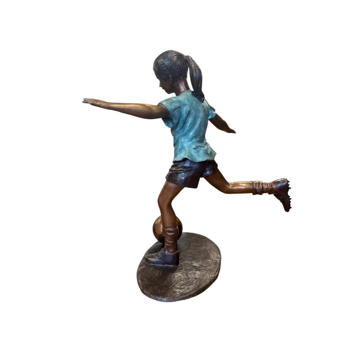 Star Kicker Soccer Statue