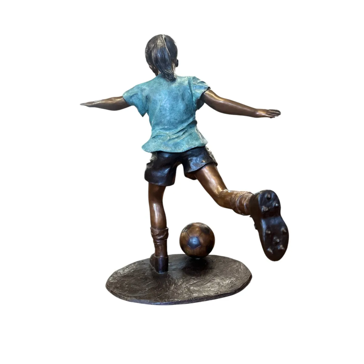 Star Kicker Soccer Statue