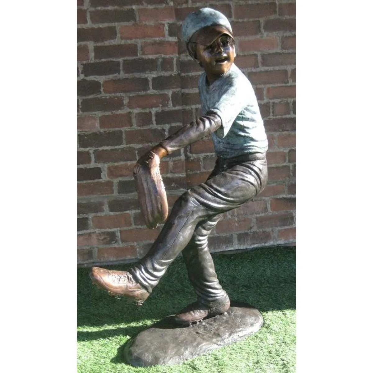 Strike Out Pitch, Baseball Statue