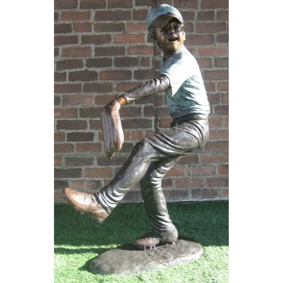 Strike Out Pitch, Baseball Statue