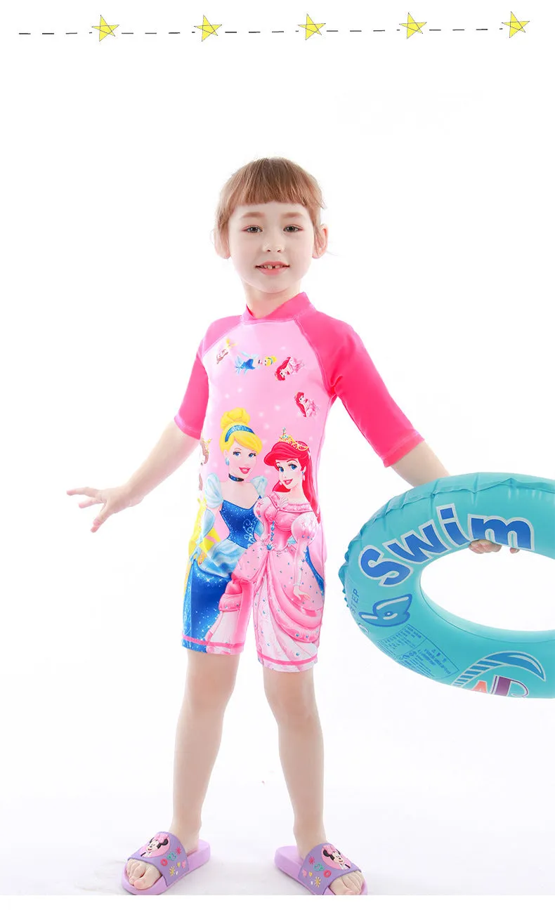 Swimsuit  Children's  Girl's One-Piece Swimming Suit 2-8 Years Old  Children's Clothing  Girl Princess