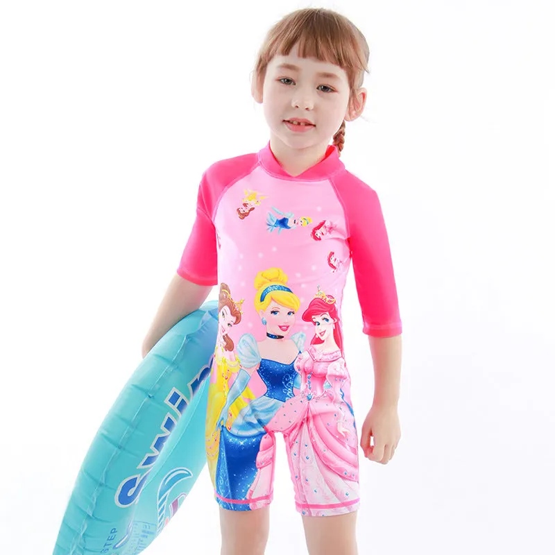 Swimsuit  Children's  Girl's One-Piece Swimming Suit 2-8 Years Old  Children's Clothing  Girl Princess